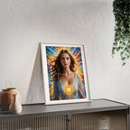 Poster mit Holzrahmen, Art.-Nr. FY 00108 P
