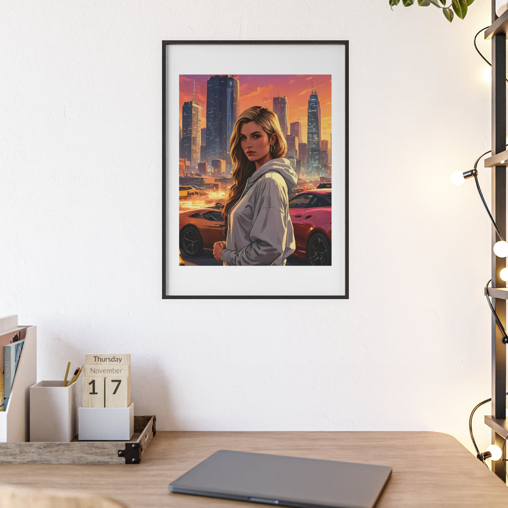 Poster mit Holzrahmen, Art.-Nr. AP 00155 P