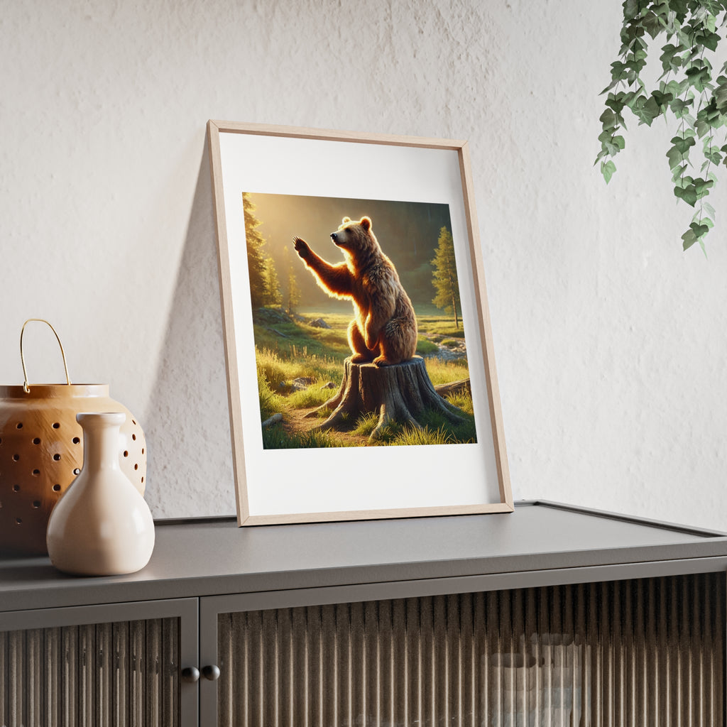 Poster mit Holzrahmen, Art.-Nr. FY 00111 P