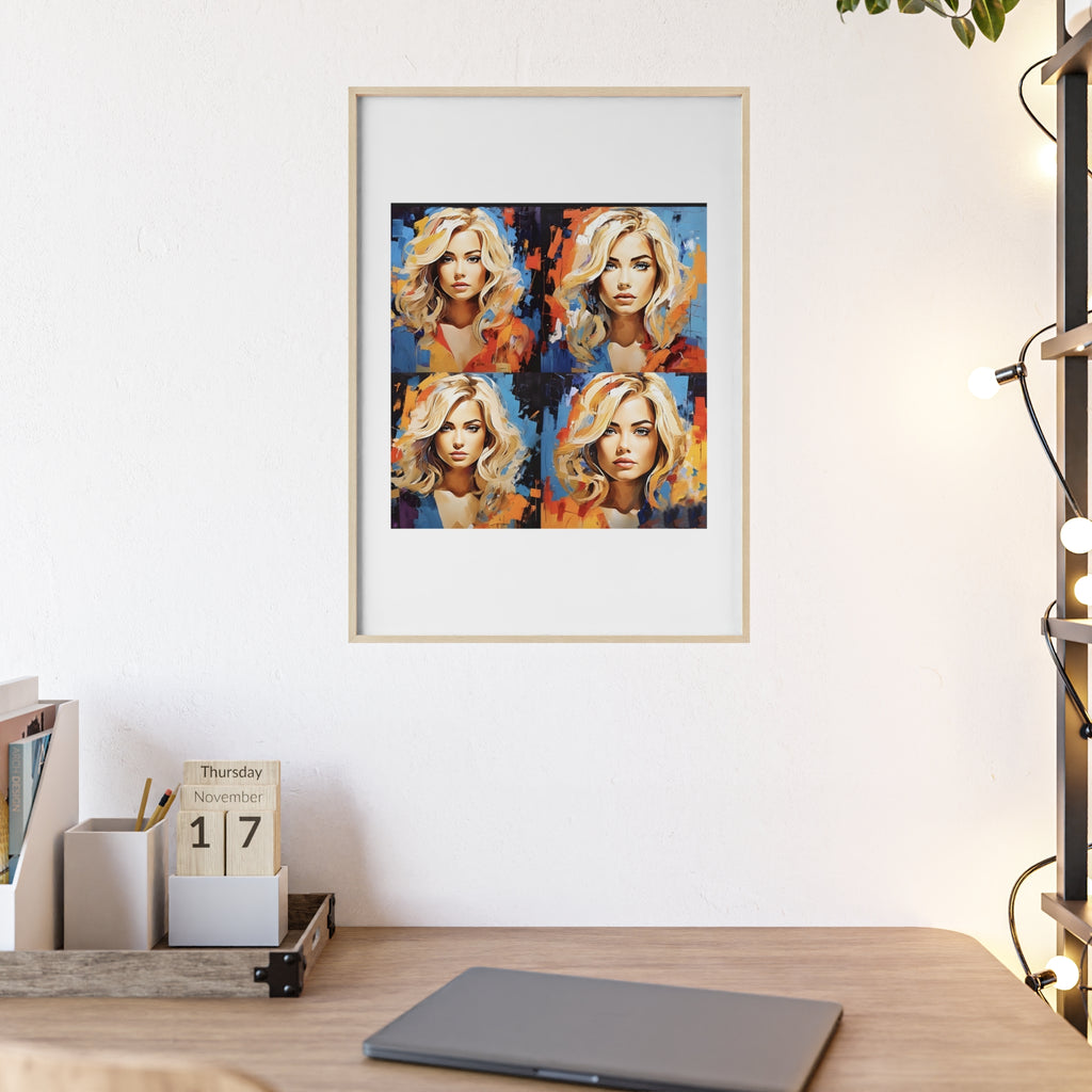 Poster mit Holzrahmen, Art.-Nr. AP 00126 P