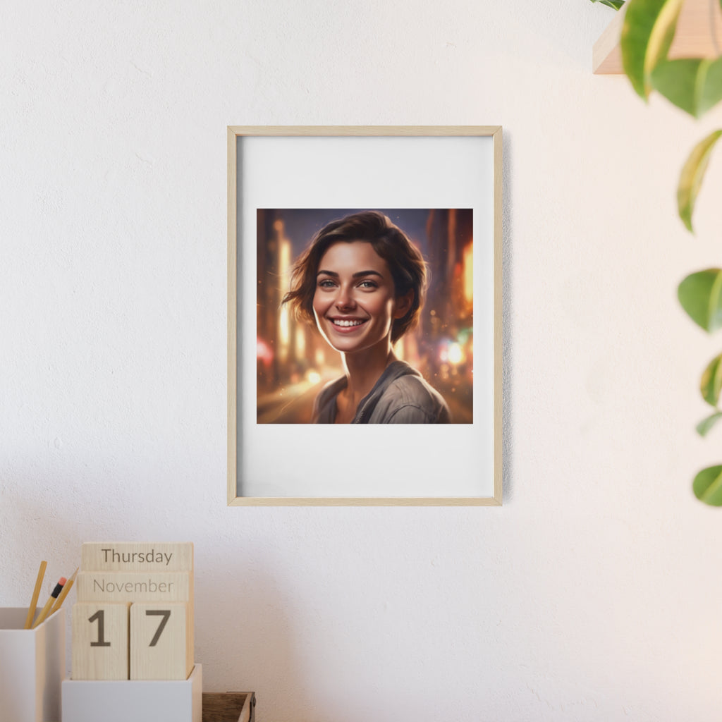 Poster mit Holzrahmen, Art.-Nr. AP 00160 P