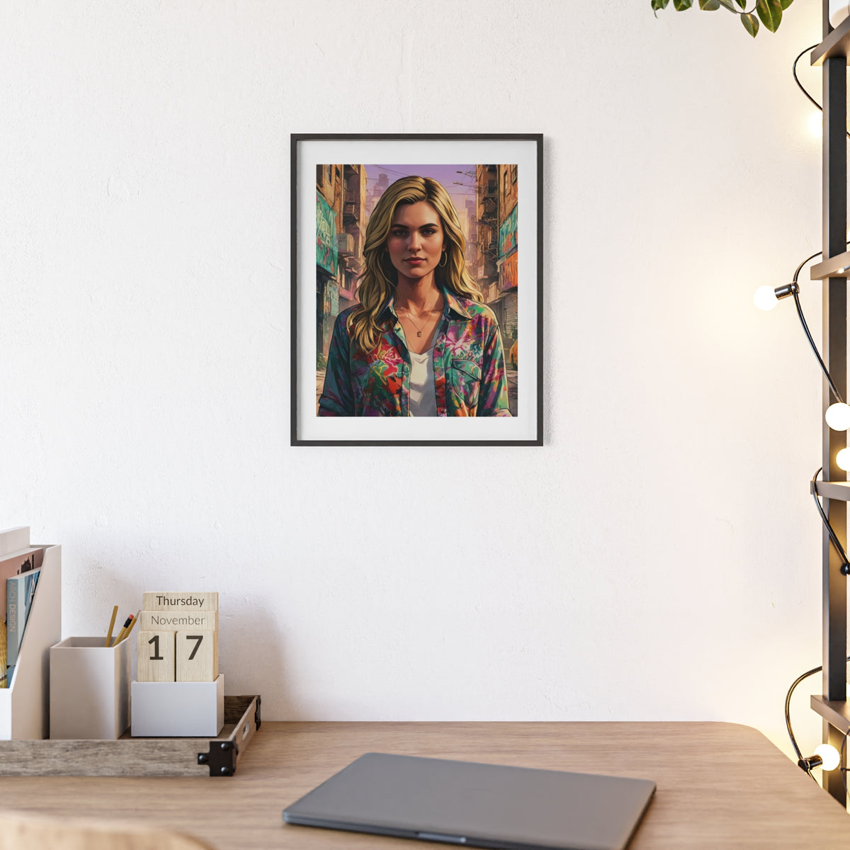 Poster mit Holzrahmen, Art.-Nr. AP 00154 P
