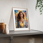 Poster mit Holzrahmen, Art.-Nr. FY 00108 P