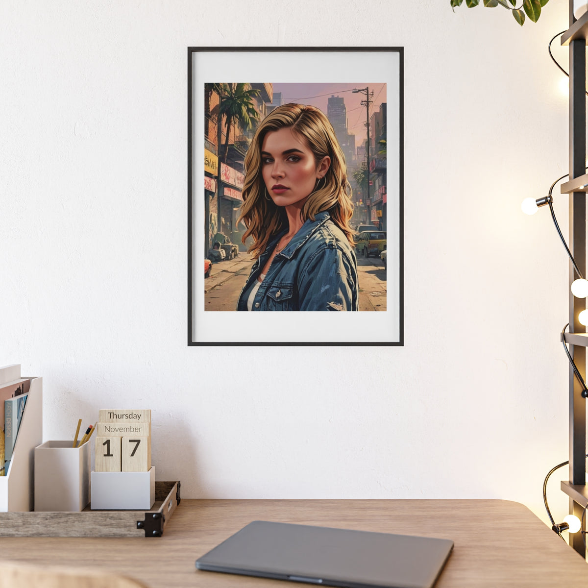 Poster mit Holzrahmen, Art.-Nr. AP 00152 P