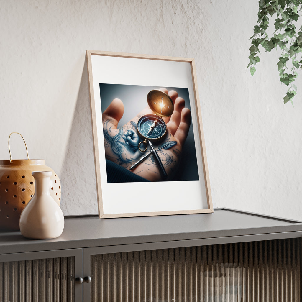 Poster mit Holzrahmen, Art.-Nr. FY 00107 P