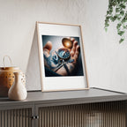 Poster mit Holzrahmen, Art.-Nr. FY 00107 P