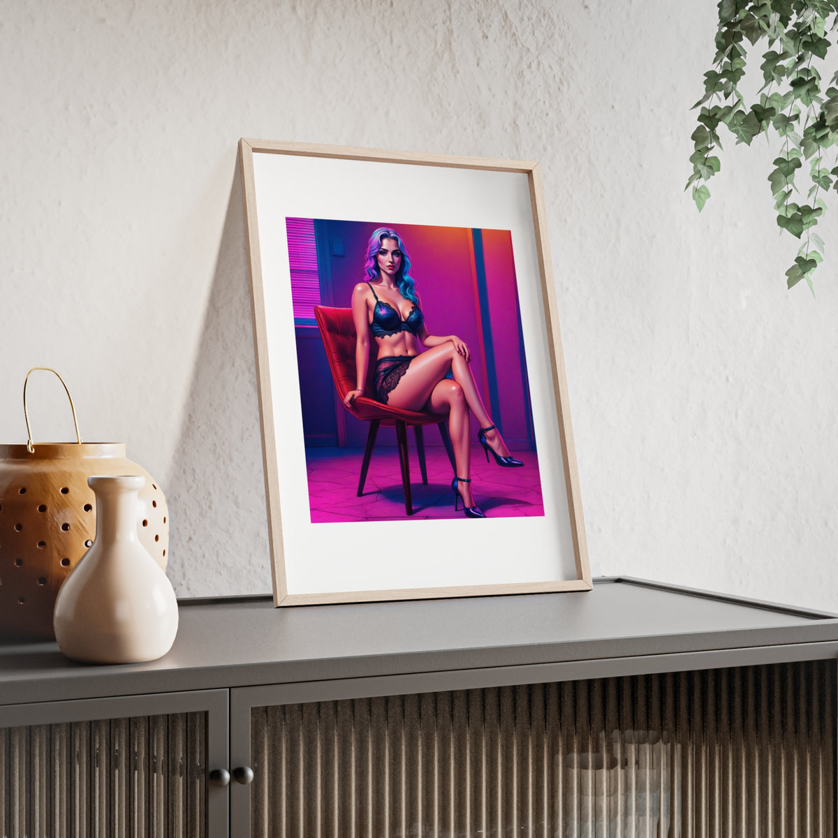 Poster mit Holzrahmen, Art.-Nr. AP 00141 P