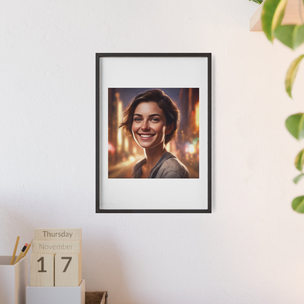 Poster mit Holzrahmen, Art.-Nr. AP 00160 P