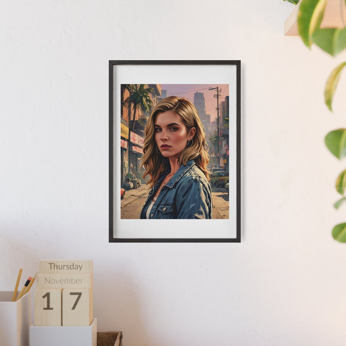 Poster mit Holzrahmen, Art.-Nr. AP 00152 P