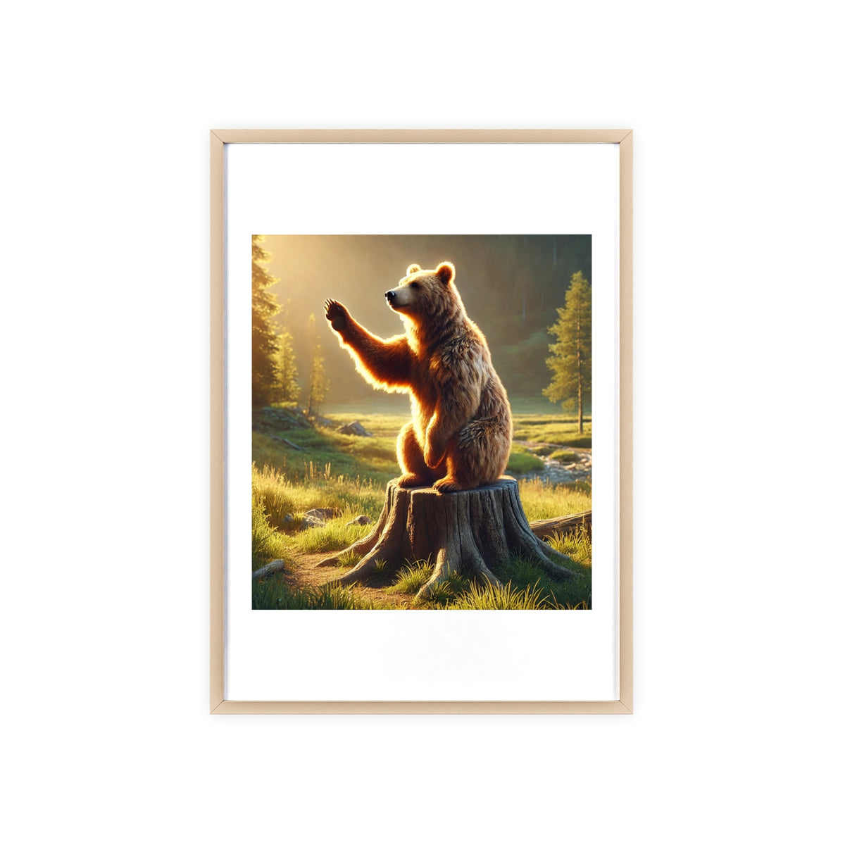 Poster mit Holzrahmen, Art.-Nr. FY 00111 P