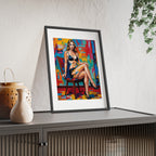 Poster mit Holzrahmen, Art.-Nr. AP 00145 P