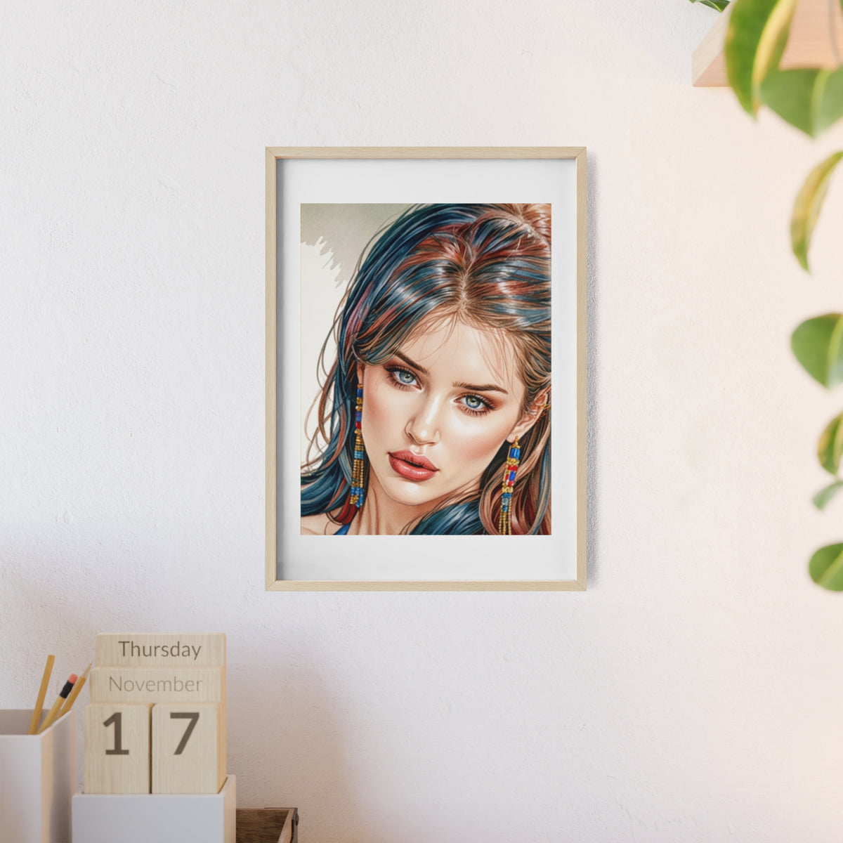 Poster mit Holzrahmen, Art.-Nr. AP 00136 P