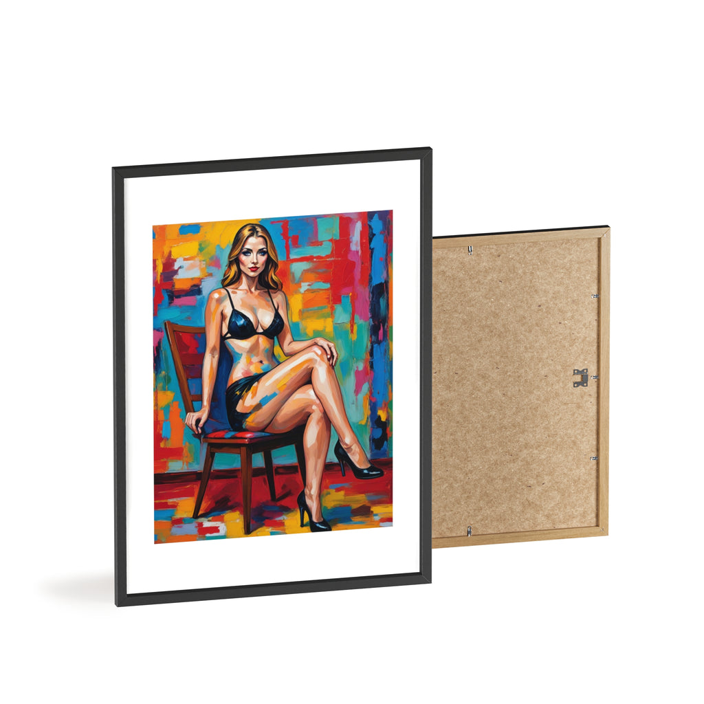 Poster mit Holzrahmen, Art.-Nr. AP 00145 P