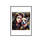 Poster mit Holzrahmen, Art.-Nr. AP 00123 P
