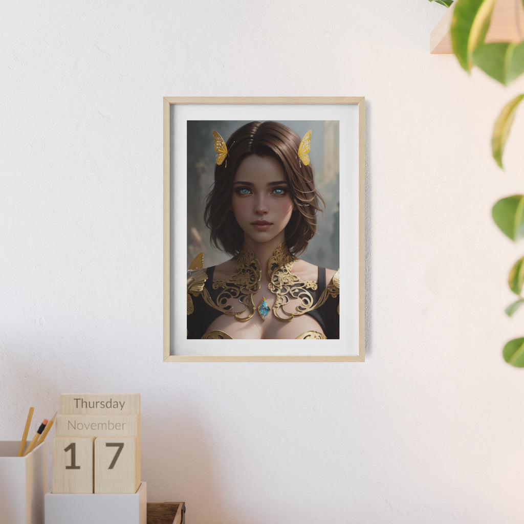 Poster mit Holzrahmen, Art.-Nr. FY 00132 P
