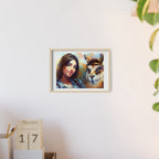 Poster mit Holzrahmen, Art.-Nr. AP 00122 P