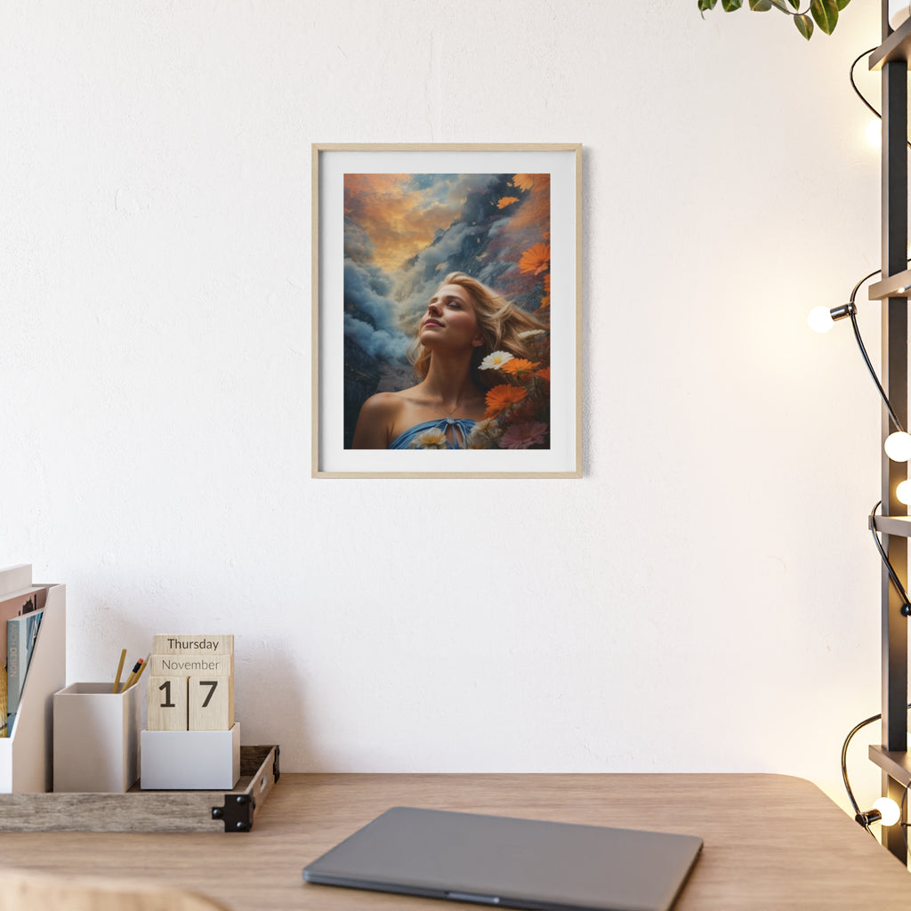 Poster mit Holzrahmen, Art.-Nr. AP 00139 P