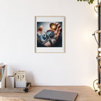 Poster mit Holzrahmen, Art.-Nr. FY 00107 P