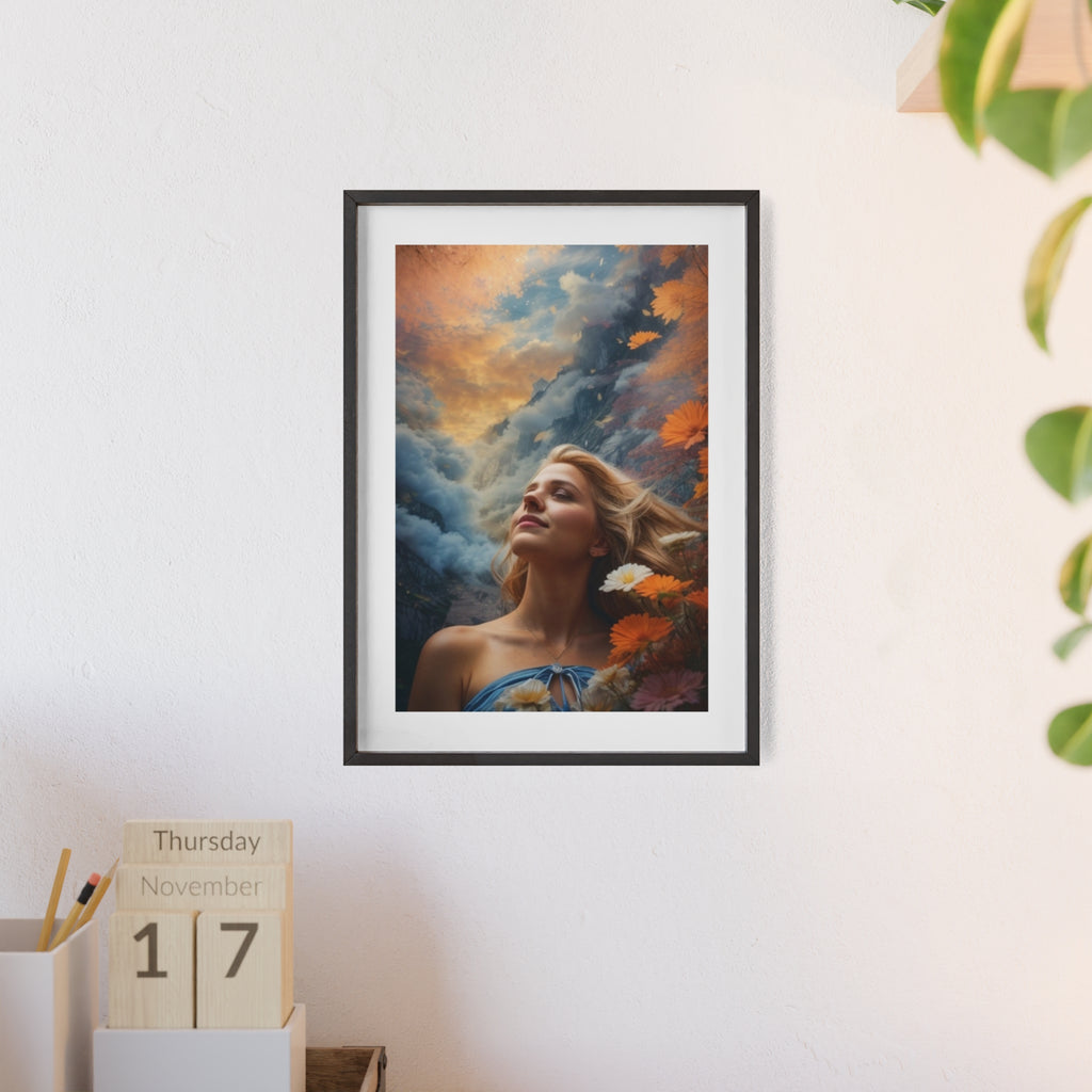 Poster mit Holzrahmen, Art.-Nr. AP 00139 P