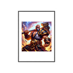 Poster mit Holzrahmen, Art.-Nr. FY 00134 P