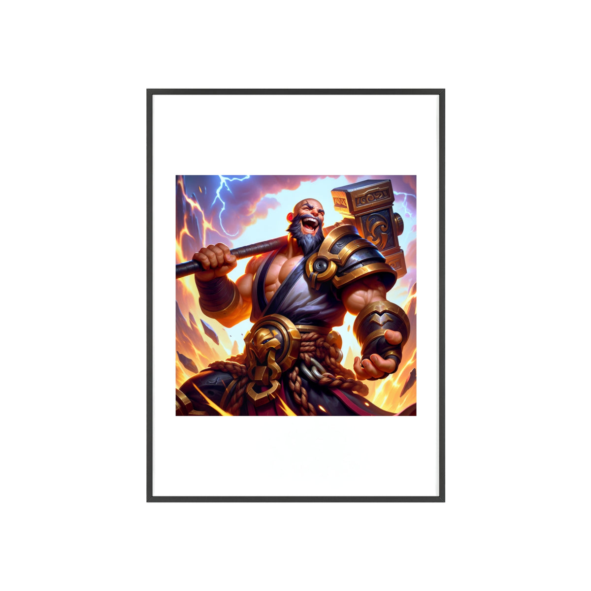 Poster mit Holzrahmen, Art.-Nr. FY 00134 P