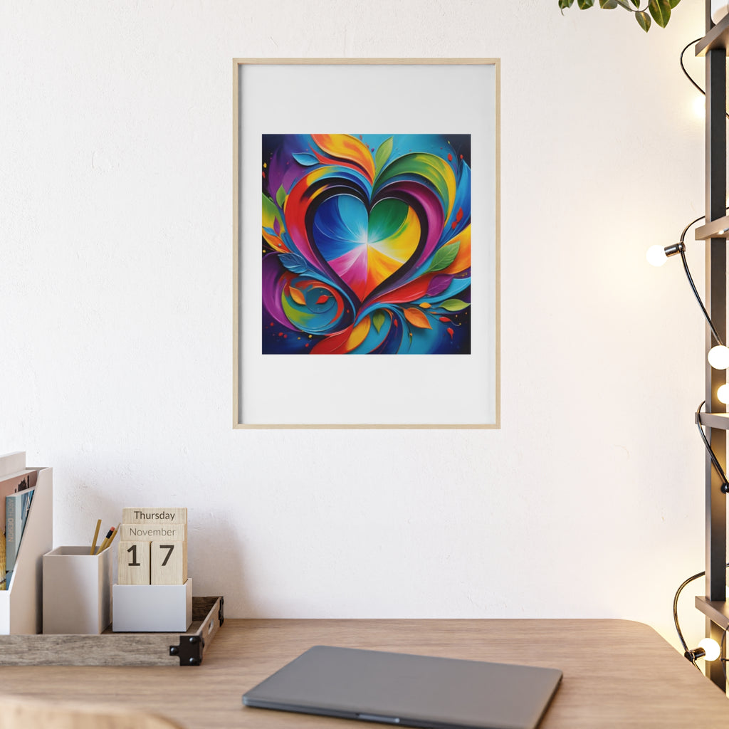 Poster mit Holzrahmen, Art.-Nr. FY 00114 P