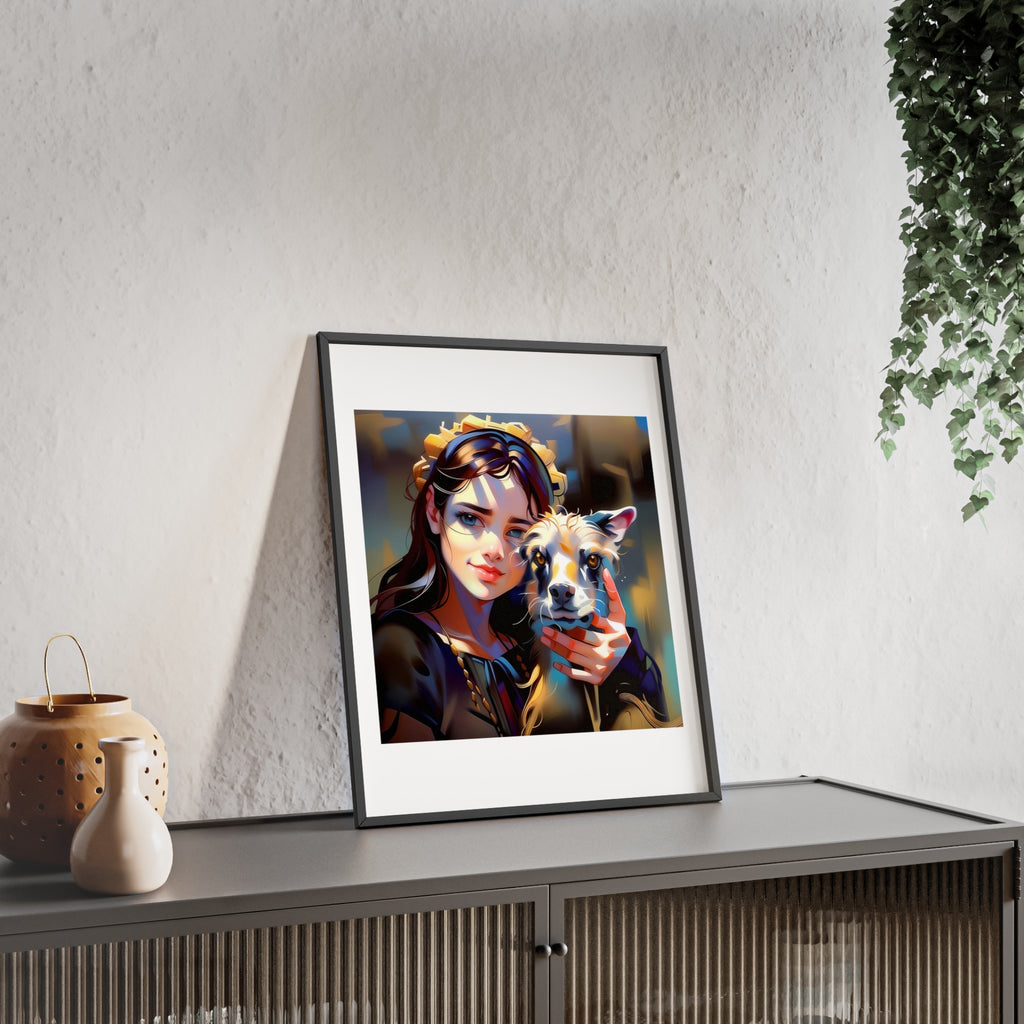 Poster mit Holzrahmen, Art.-Nr. AP 00123 P