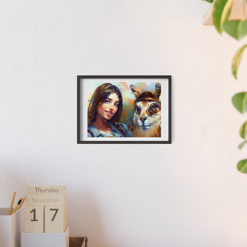 Poster mit Holzrahmen, Art.-Nr. AP 00122 P