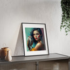 Poster mit Holzrahmen, Art.-Nr. FY 00121 P