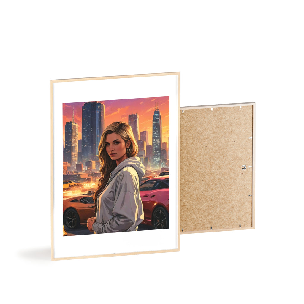 Poster mit Holzrahmen, Art.-Nr. AP 00155 P