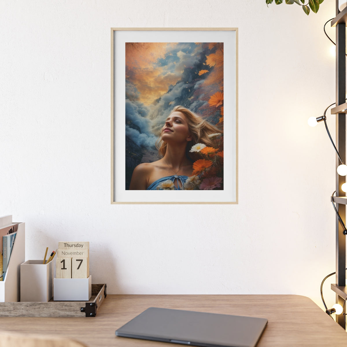 Poster mit Holzrahmen, Art.-Nr. AP 00139 P