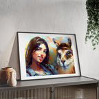 Poster mit Holzrahmen, Art.-Nr. AP 00122 P