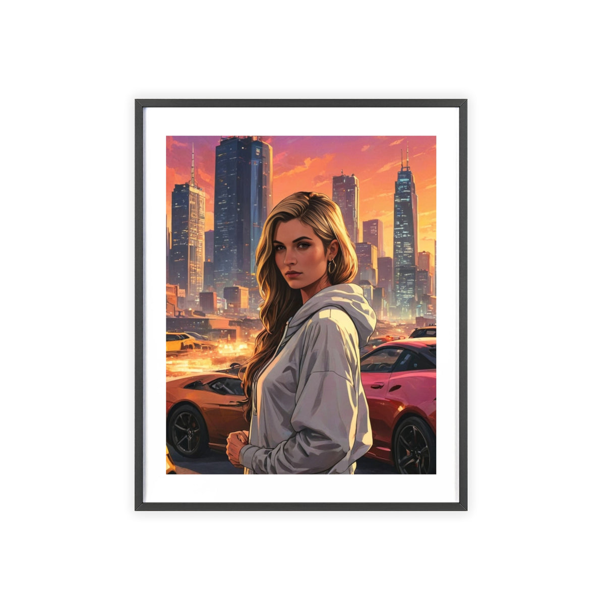 Poster mit Holzrahmen, Art.-Nr. AP 00155 P
