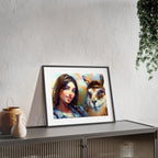 Poster mit Holzrahmen, Art.-Nr. AP 00122 P