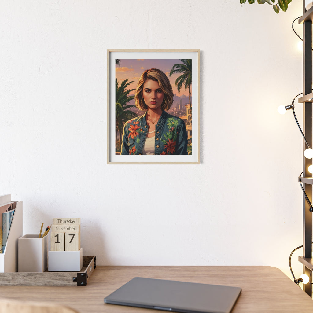 Poster mit Holzrahmen, Art.-Nr. AP 00151 P