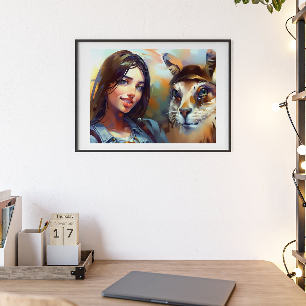 Poster mit Holzrahmen, Art.-Nr. AP 00122 P