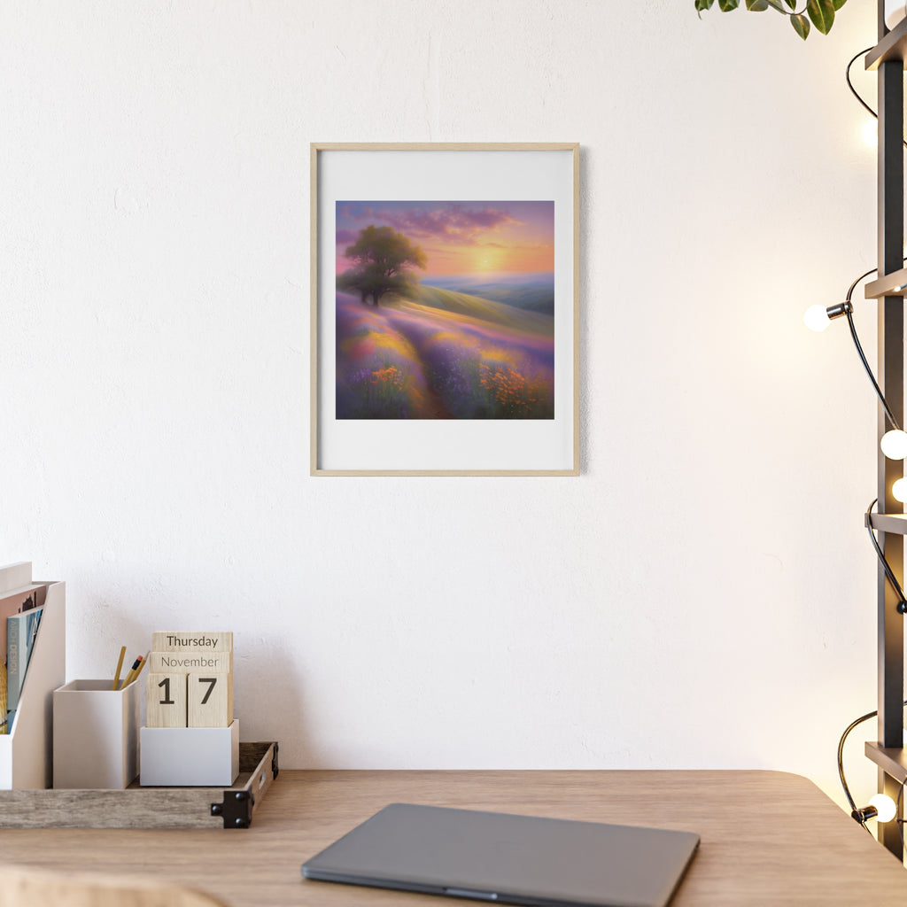 Poster mit Holzrahmen, Art.-Nr. FY 00136 P