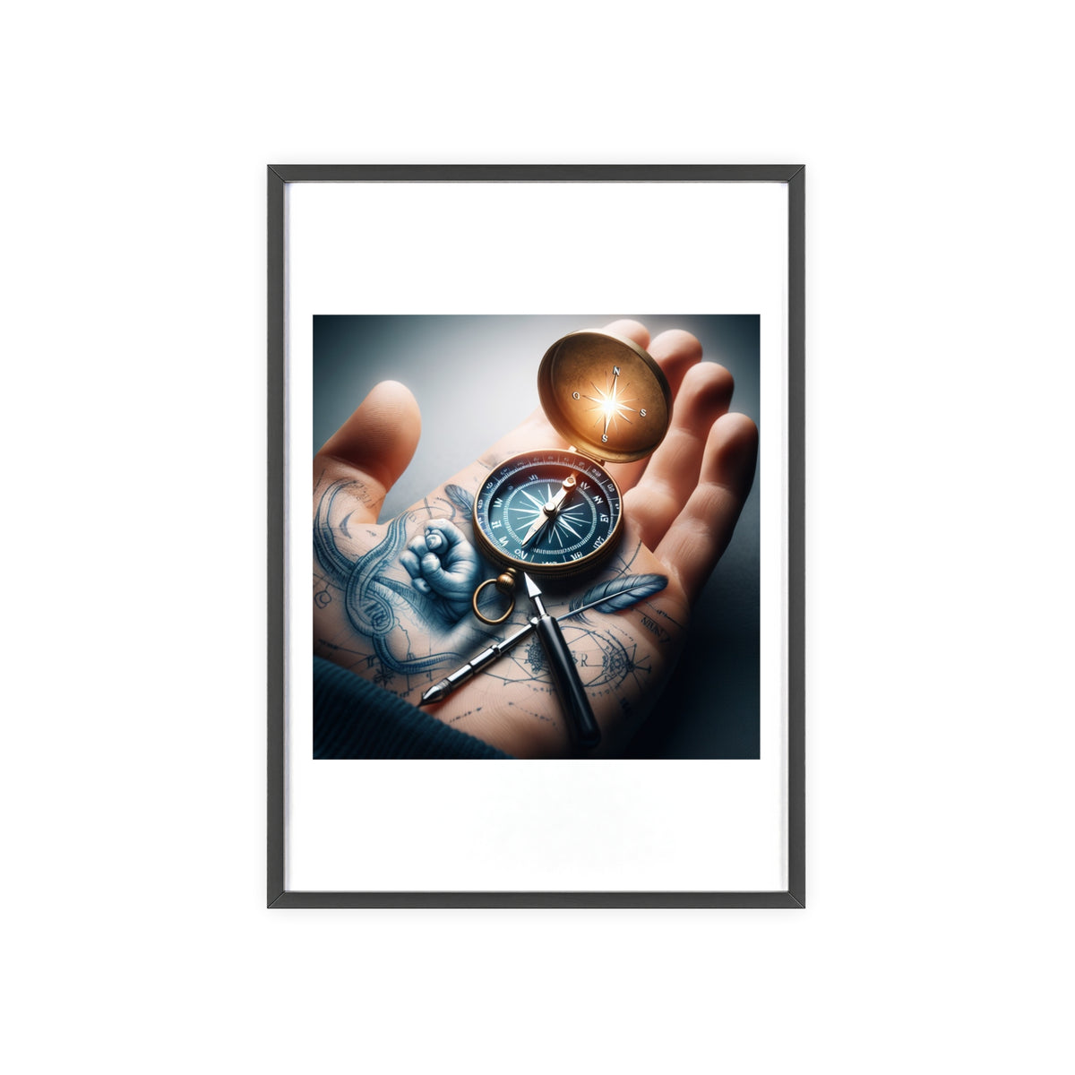 Poster mit Holzrahmen, Art.-Nr. FY 00107 P