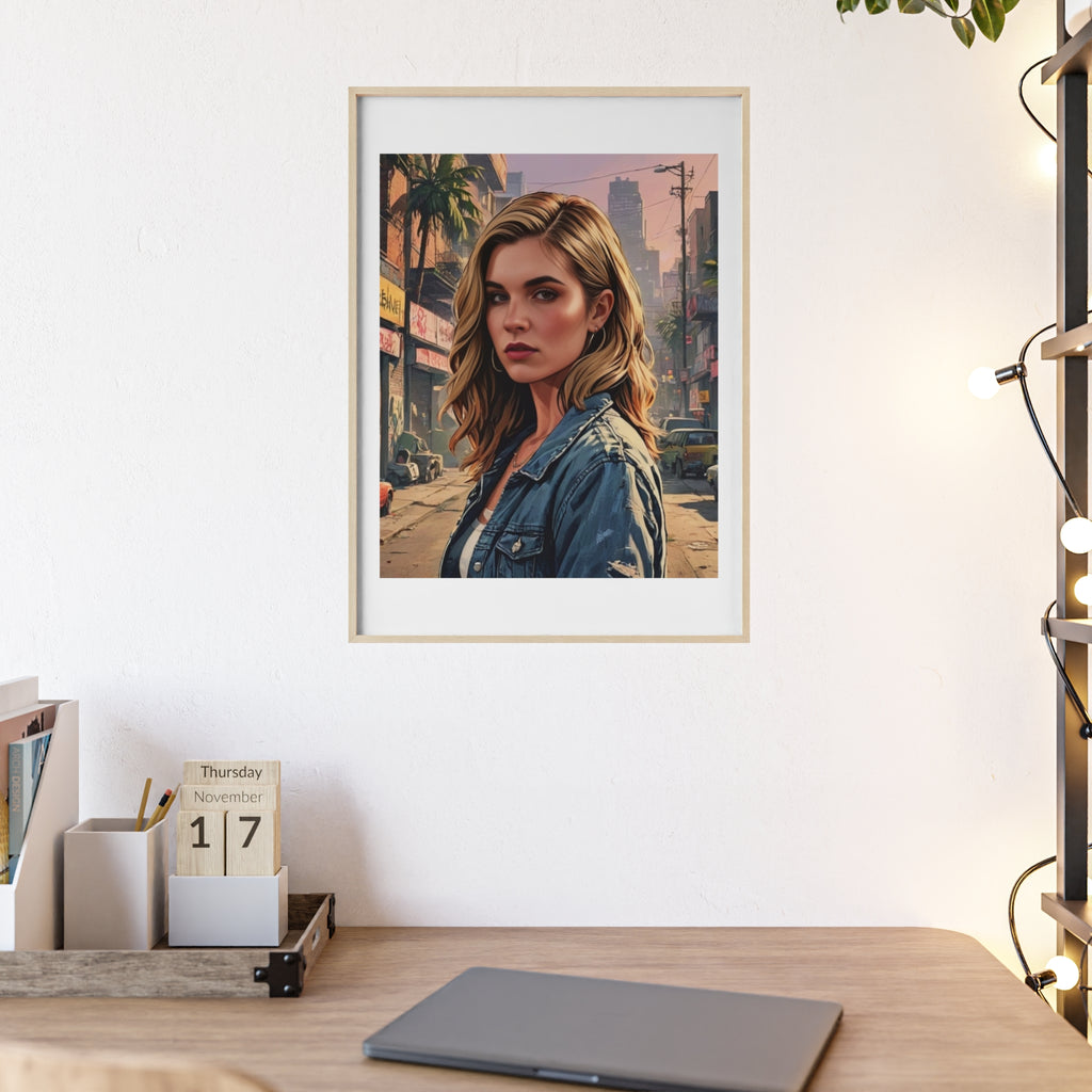 Poster mit Holzrahmen, Art.-Nr. AP 00152 P
