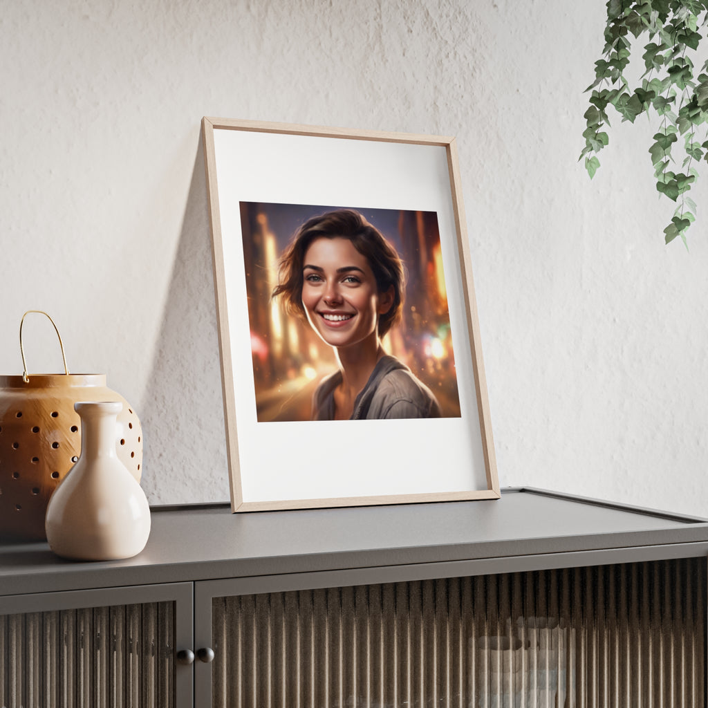 Poster mit Holzrahmen, Art.-Nr. AP 00160 P