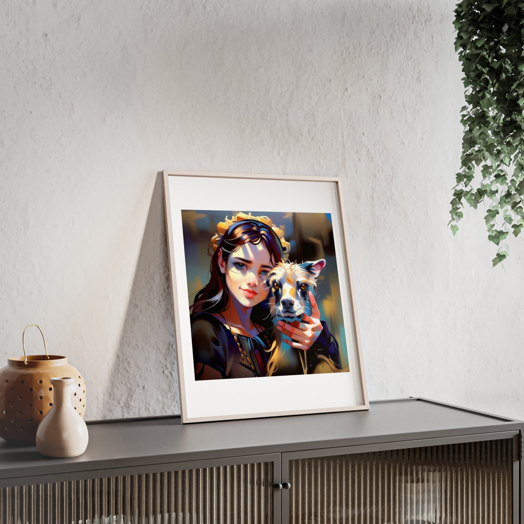 Poster mit Holzrahmen, Art.-Nr. AP 00123 P