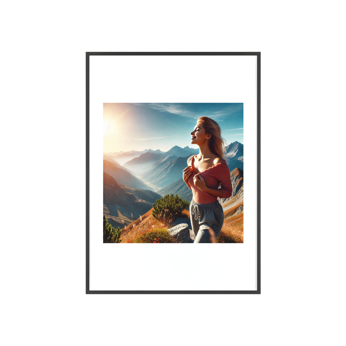 Poster mit Holzrahmen, Art-Nr. AP 00132 P