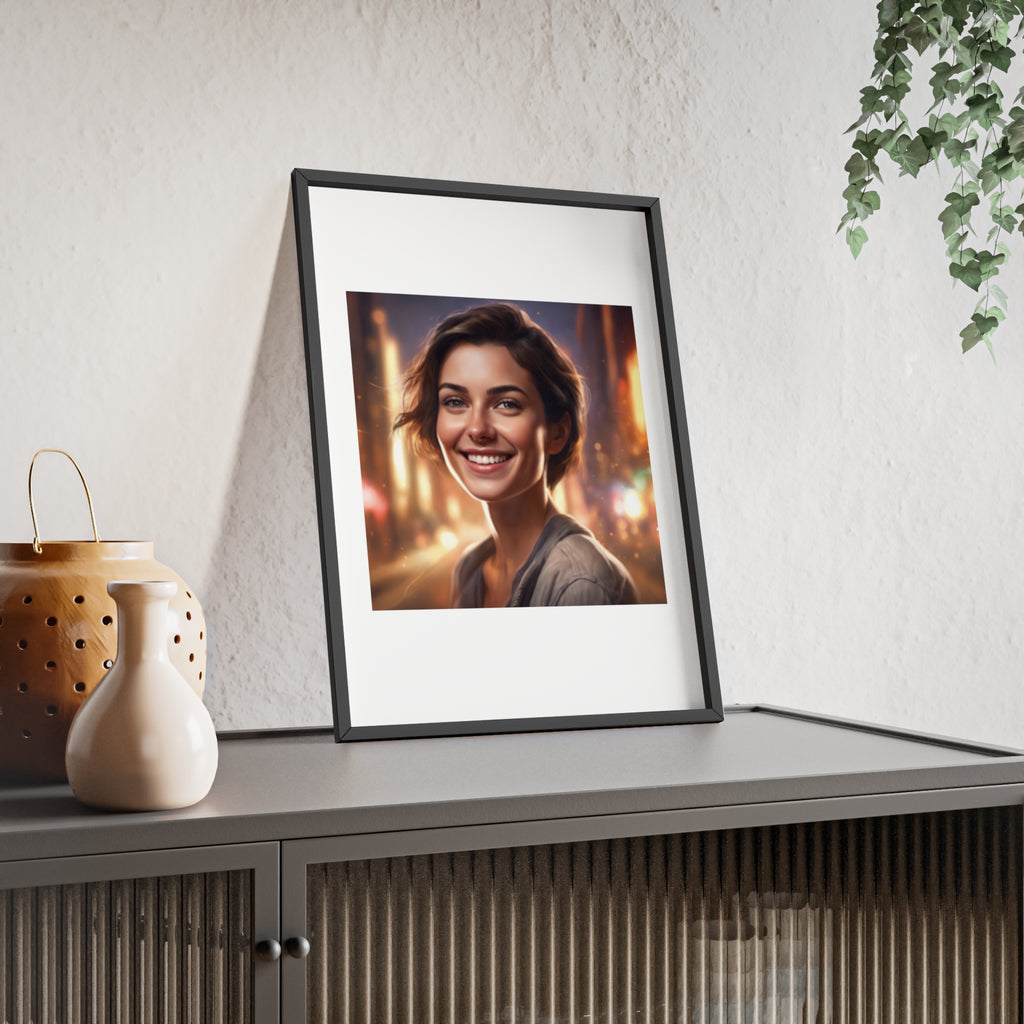 Poster mit Holzrahmen, Art.-Nr. AP 00160 P