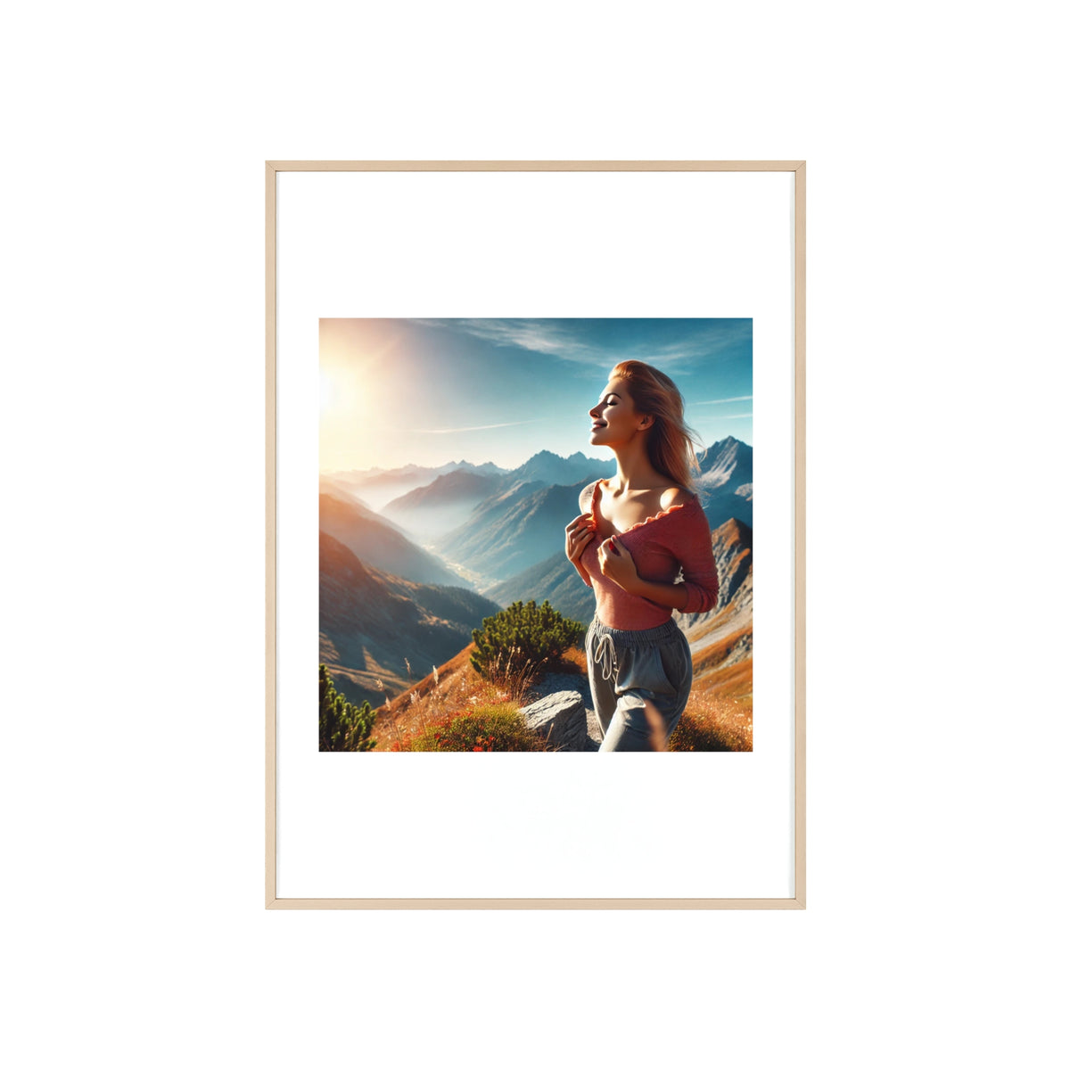 Poster mit Holzrahmen, Art-Nr. AP 00132 P