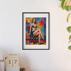 Poster mit Holzrahmen, Art.-Nr. AP 00145 P